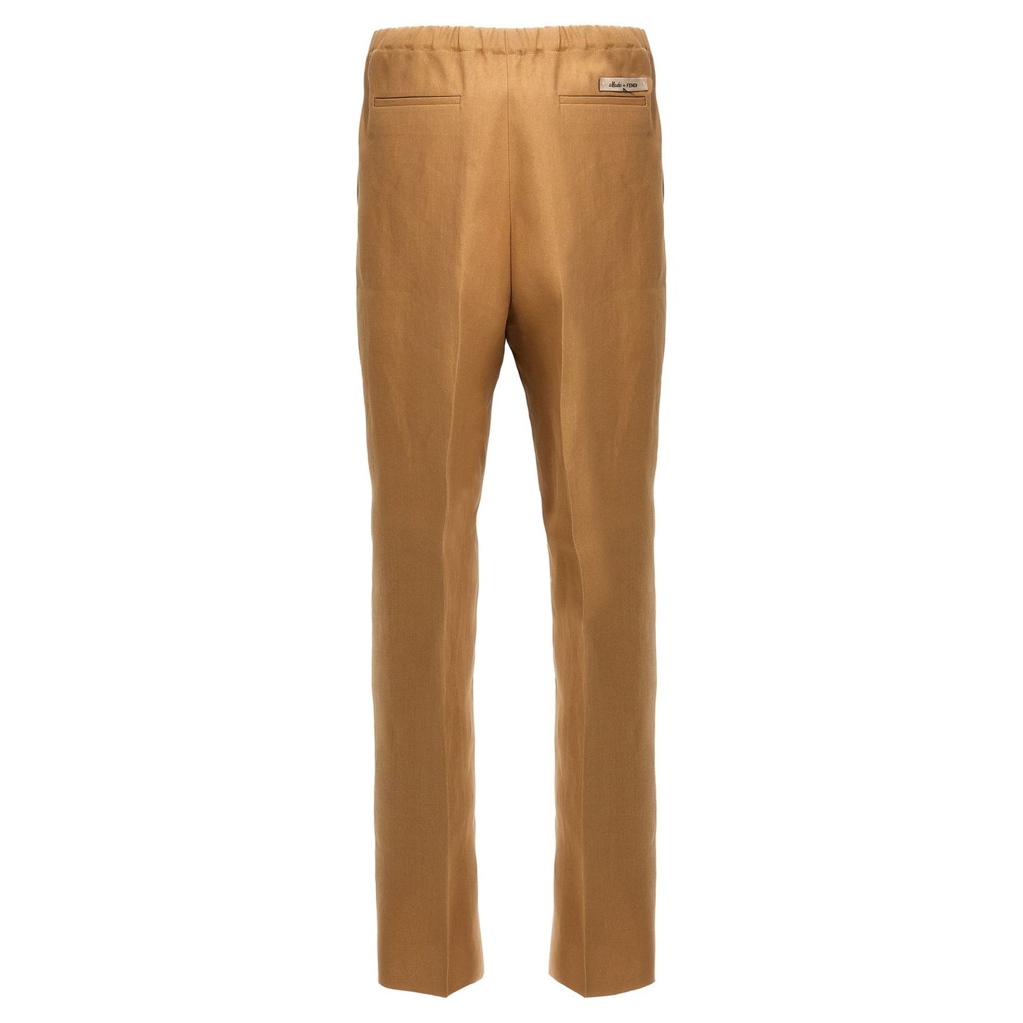 Fendi Beige Paper Casual Pants