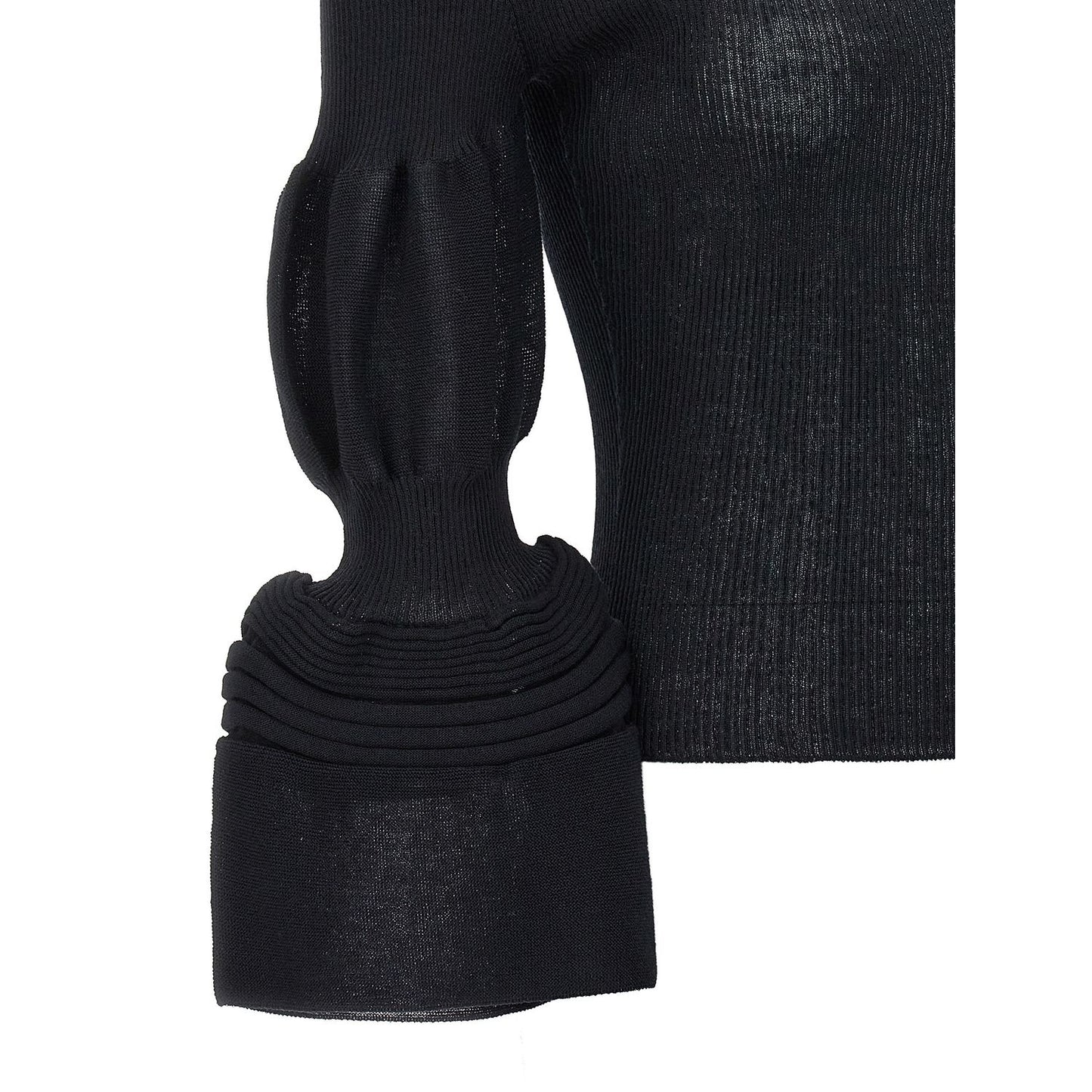 Issey Miyake Black Polyester Sweatshirt