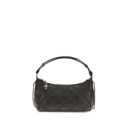 Tory Burch Black Calf Leather Bos Taurus Clutch Bag
