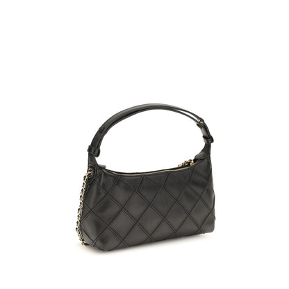 Tory Burch Black Calf Leather Bos Taurus Clutch Bag