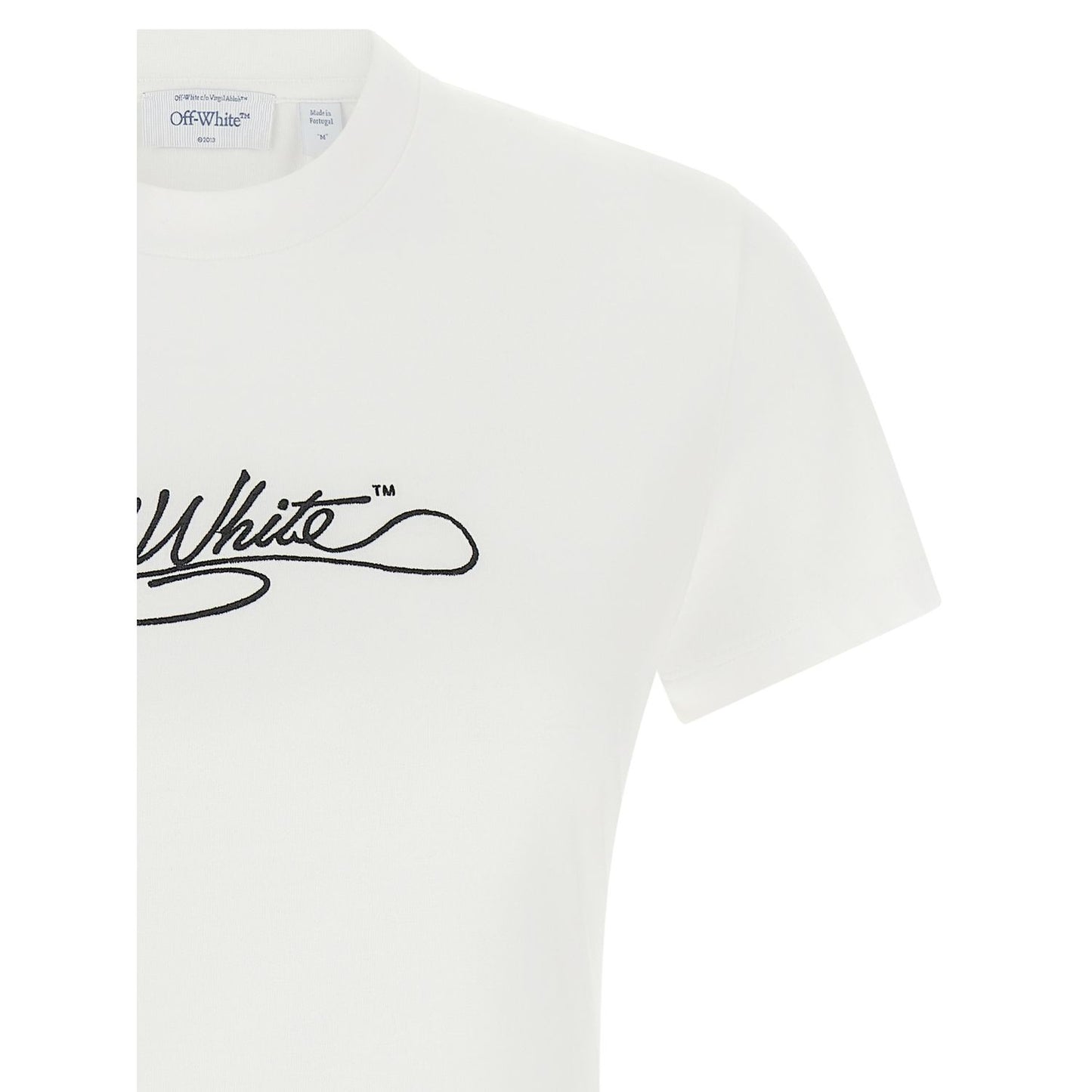 Off-White White Cotton T-Shirt