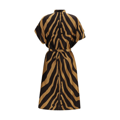 Ferragamo Multicolor Viscose Casual Dress