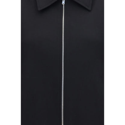 Our Legacy Black Wool Oves Aries Full-Length Jacket