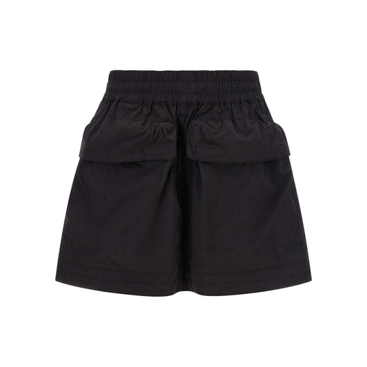 Diesel Black Polyamide Long Skirt