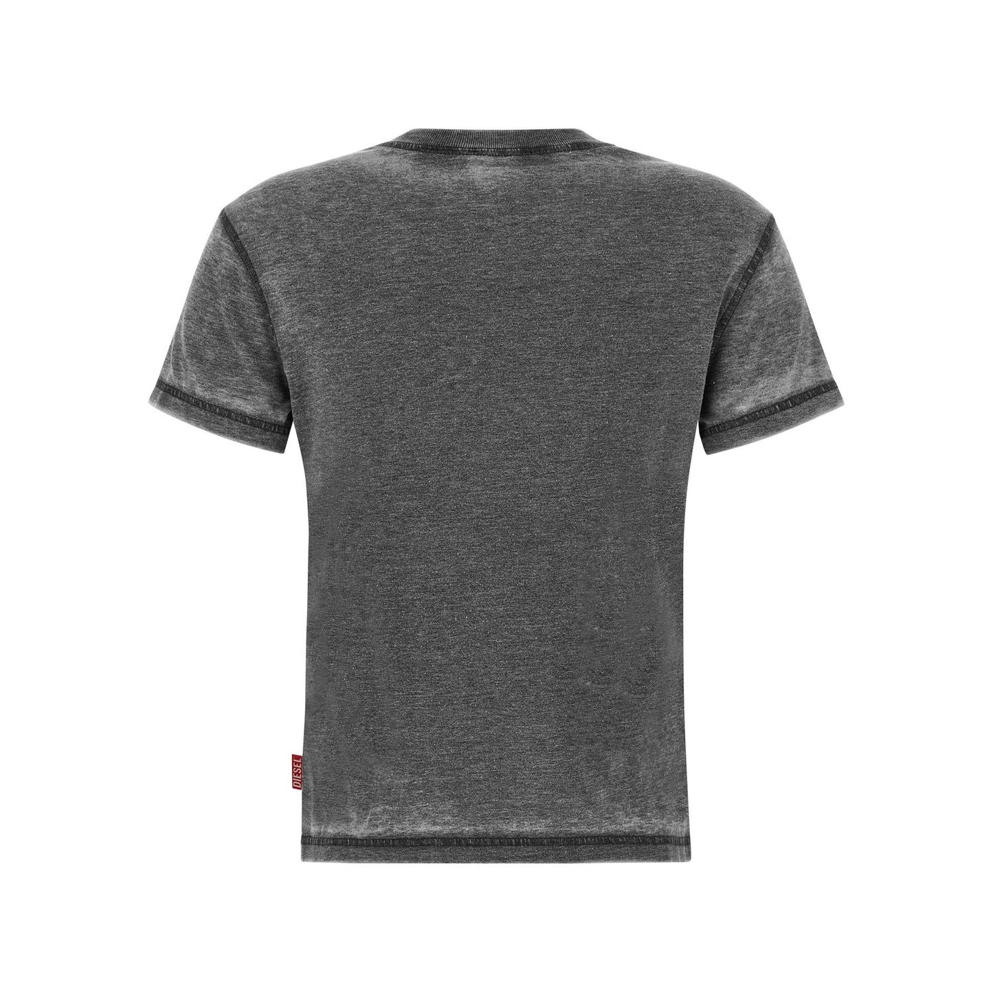 Diesel Gray Polyester T-Shirt