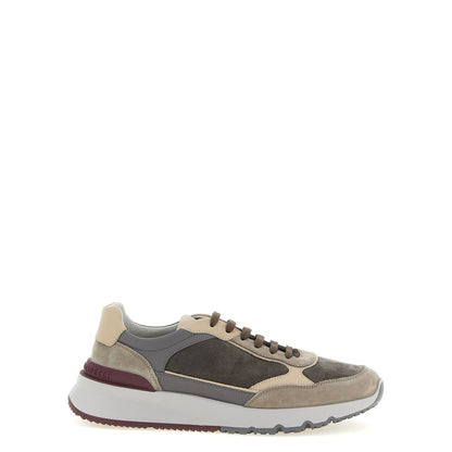Brunello Cucinelli Multicolor Calfskin Athletic Sneakers