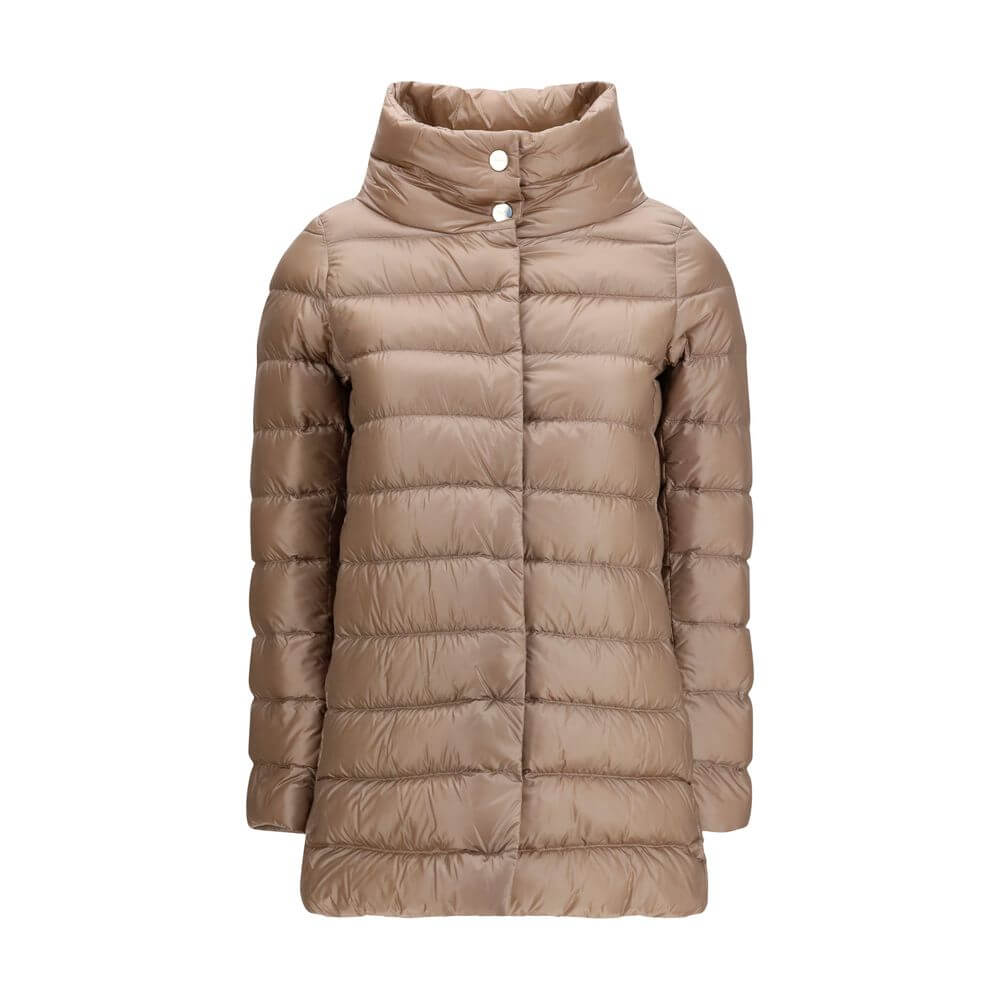 Herno Beige Polyester Full-Length Jacket