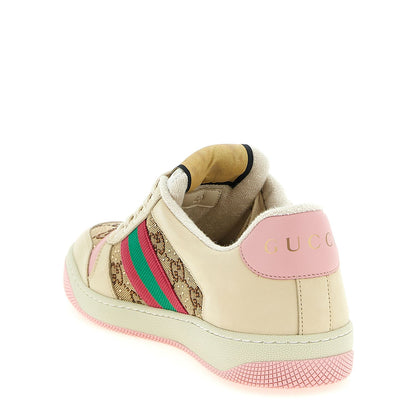 Gucci Multicolor Calfskin Low Top Sneakers