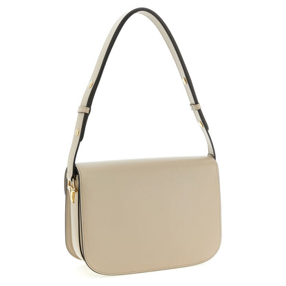Gucci Beige Calfskin Shoulder Bag