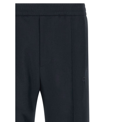 Gucci Blue Polyester Casual Pants