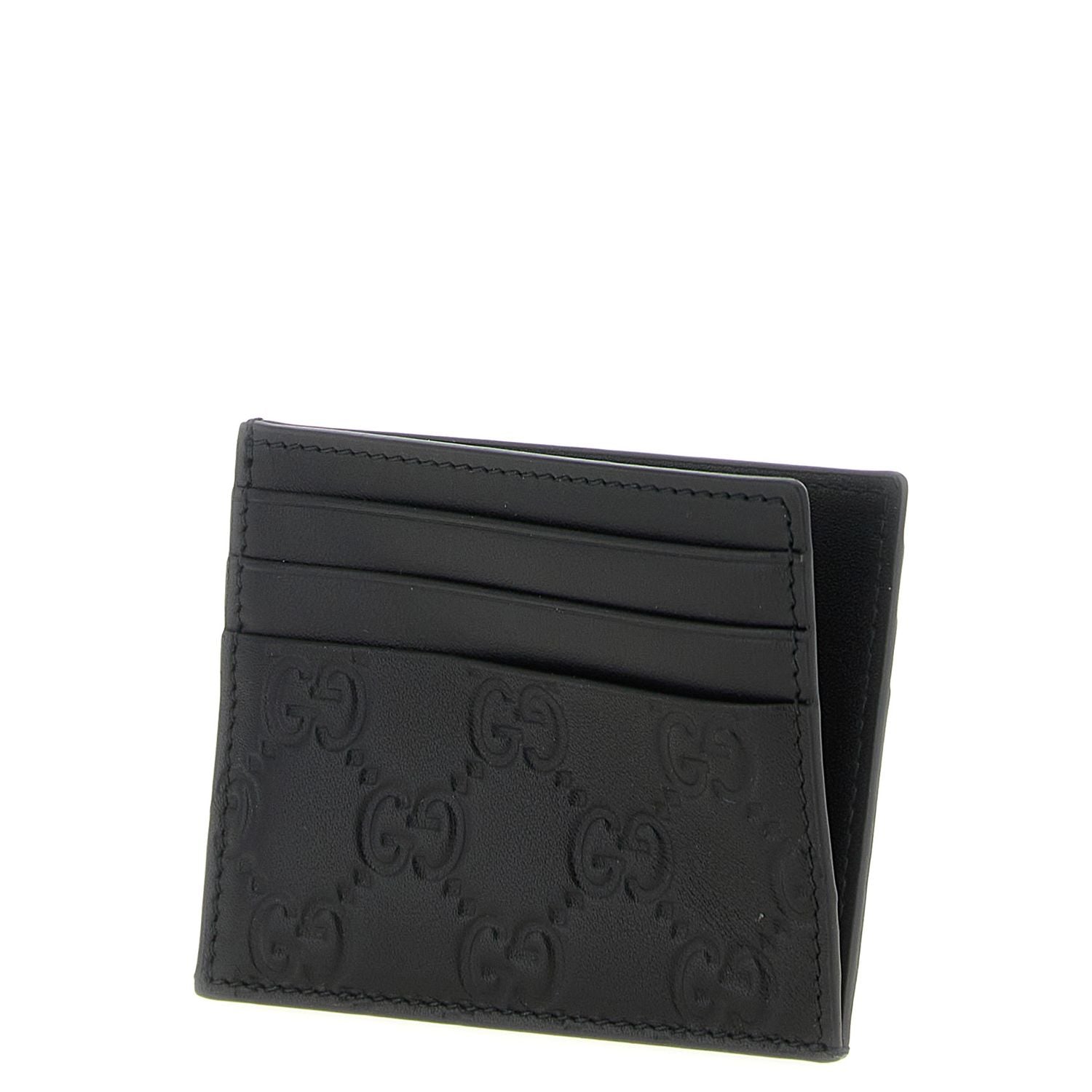 Gucci Black Calfskin Cardholder