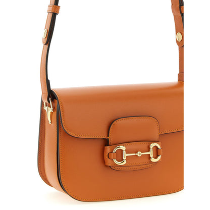 Gucci Orange Calfskin Shoulder Bag