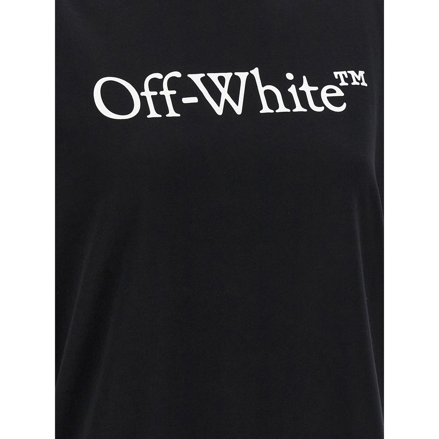 Off-White Black Cotton T-Shirt