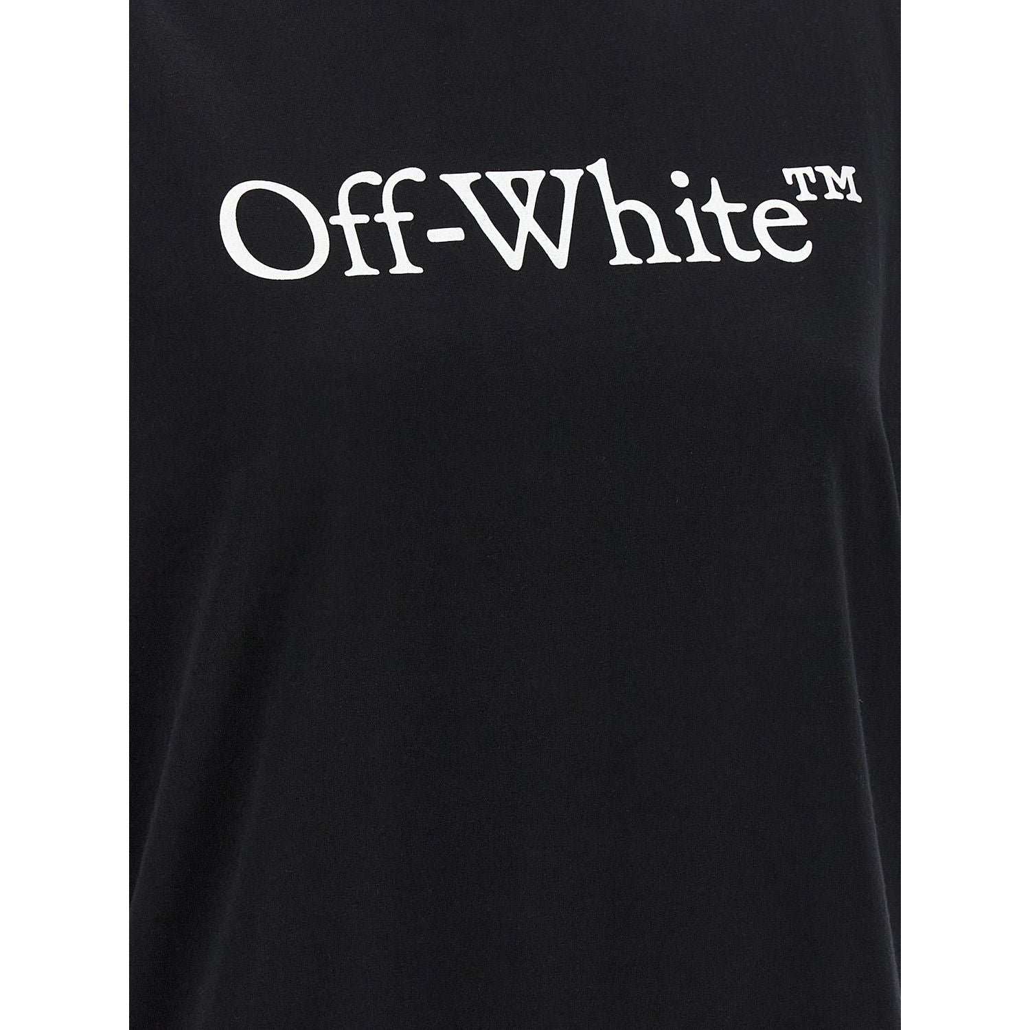 Off-White Black Cotton T-Shirt