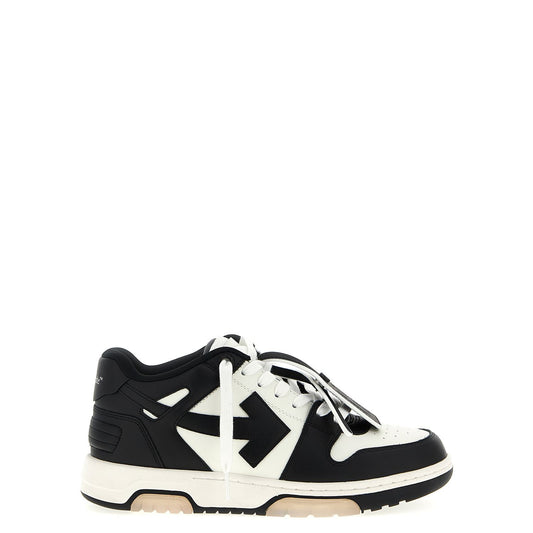 Off-White Bicolor Calfskin Low Top Sneakers