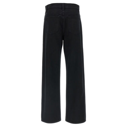 Khaite Black Cotton Jeans Denim