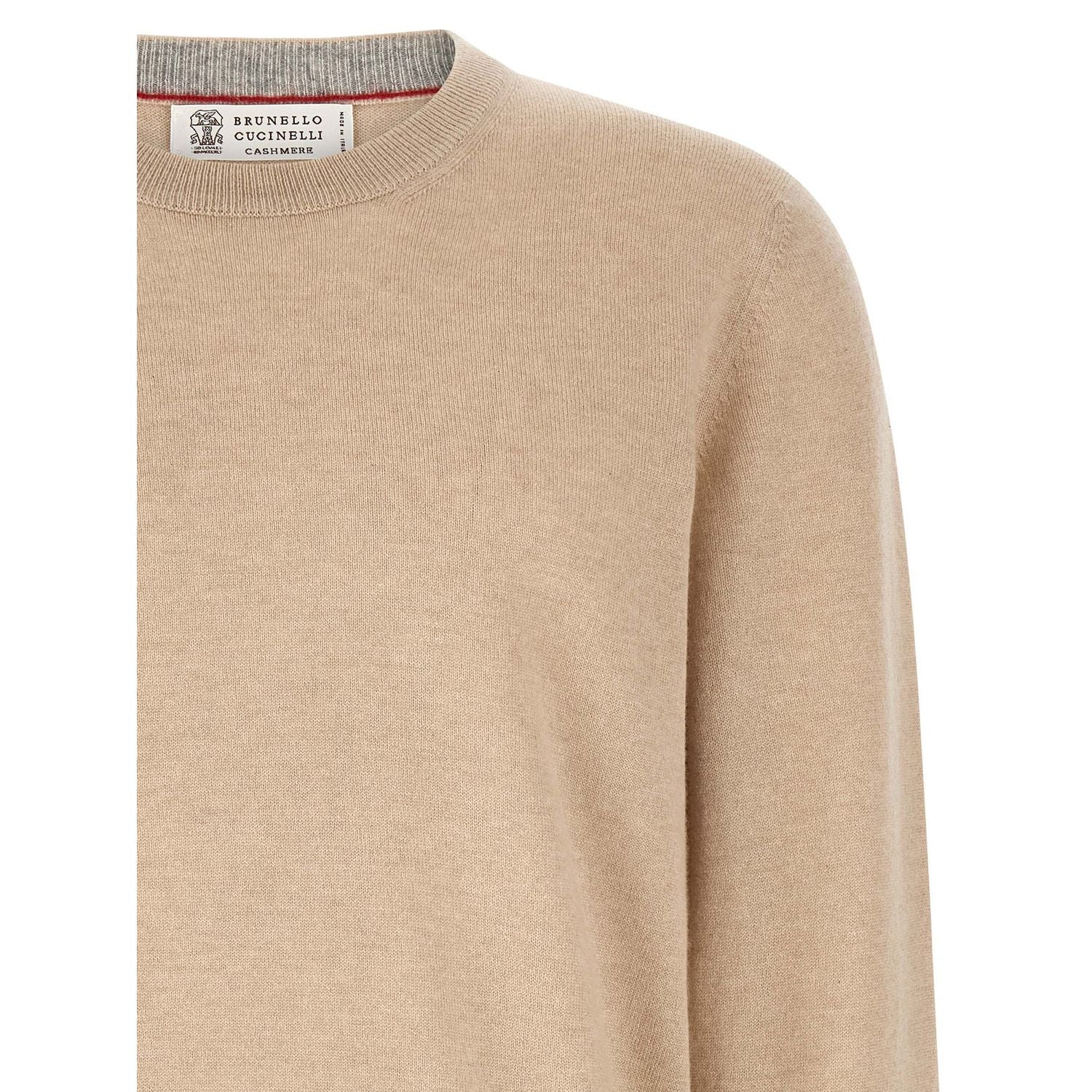 Brunello Cucinelli Beige Cashmere Cardigan
