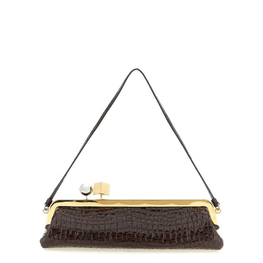 Jacquemus Brown Goatskin Clutch Bag