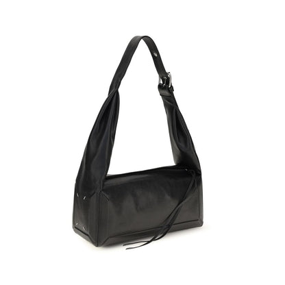 Maison Margiela Black Leather Shoulder Bag