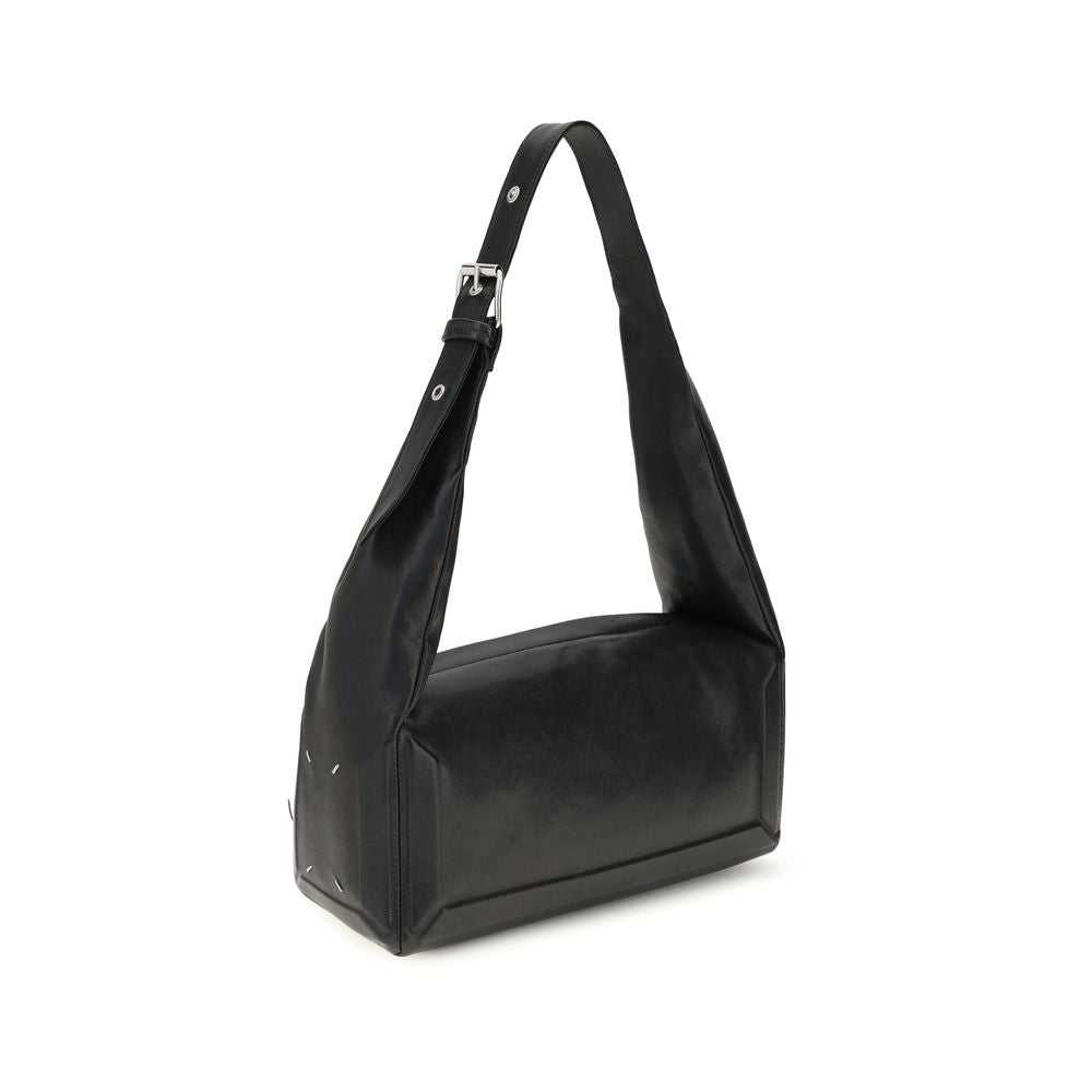 Maison Margiela Black Leather Shoulder Bag