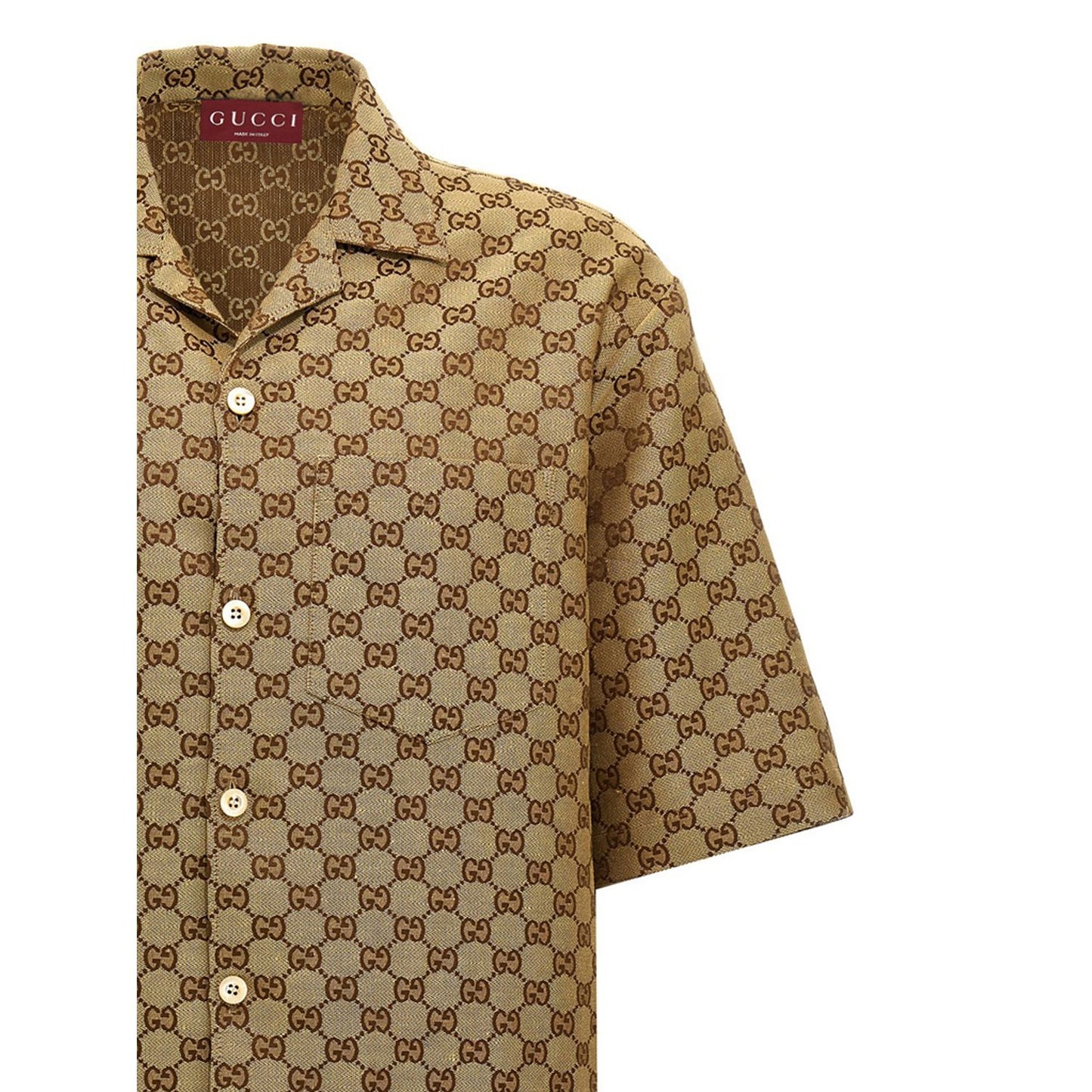 Gucci Beige Linen Blouse
