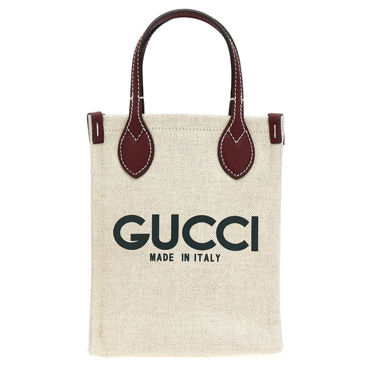 Gucci Beige Polyethylene Handbag