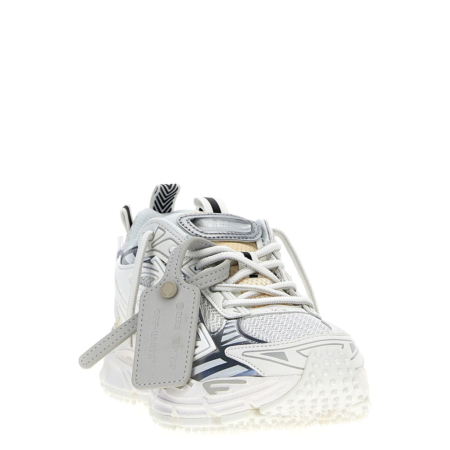 Off-White White Polyethylene Athletic Sneakers