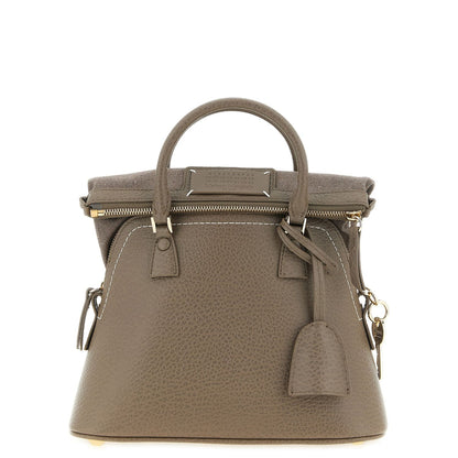 Maison Margiela Gray Calfskin Shoulder Bag