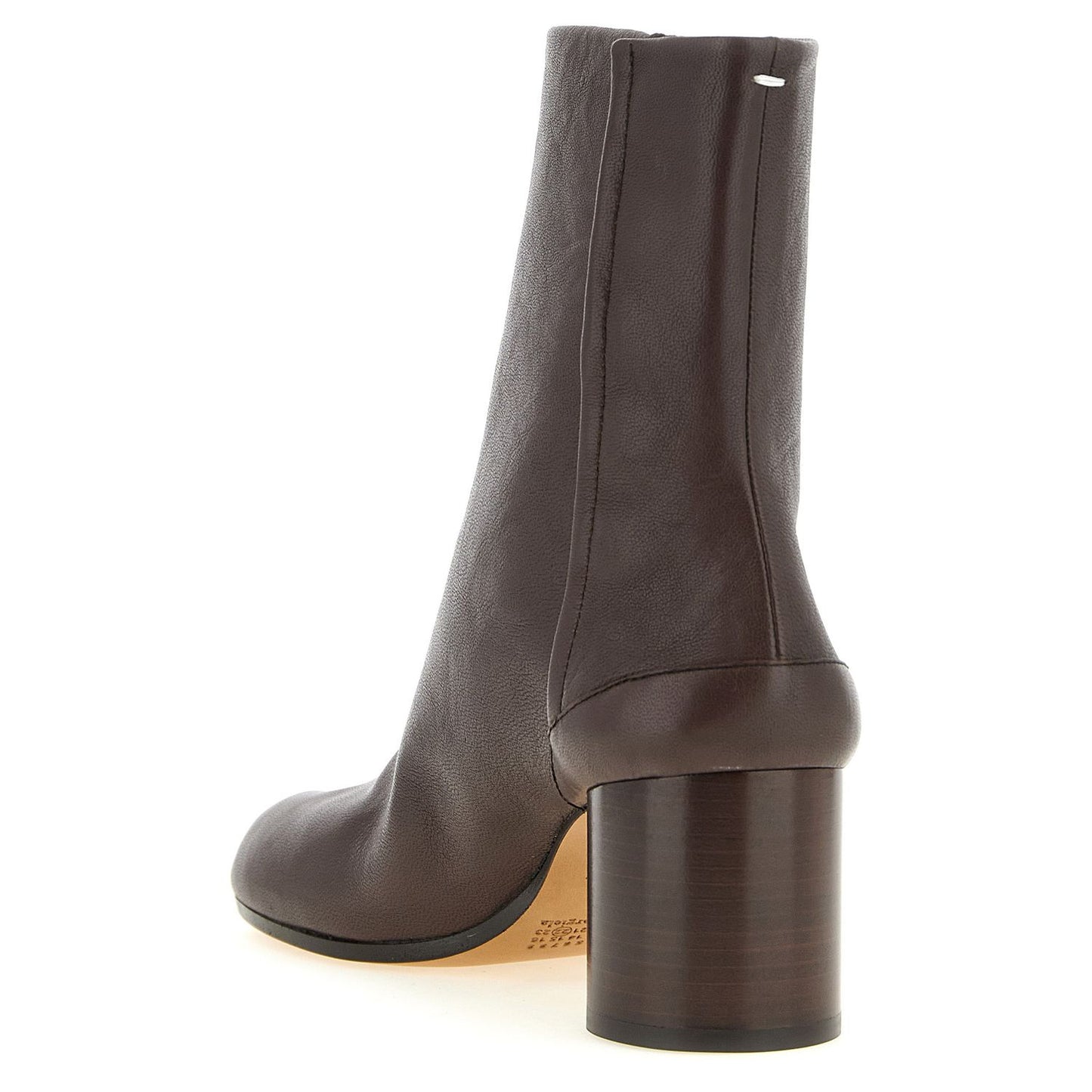 Maison Margiela Brown Lamb Leather Ankle Boots