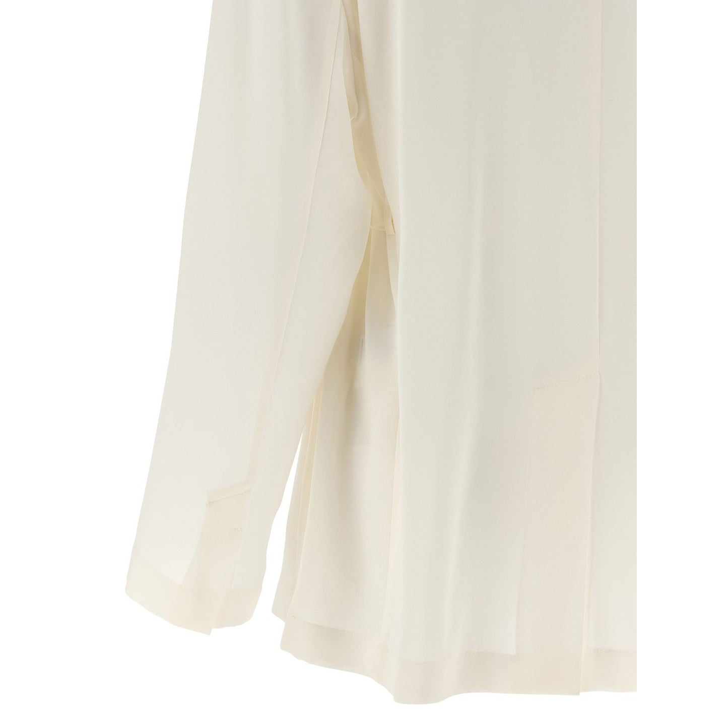 Brunello Cucinelli Beige Silk Blazer
