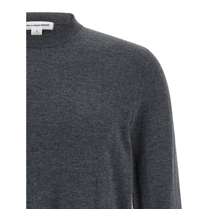 Comme Des Garçons Gray Acetate Cardigan