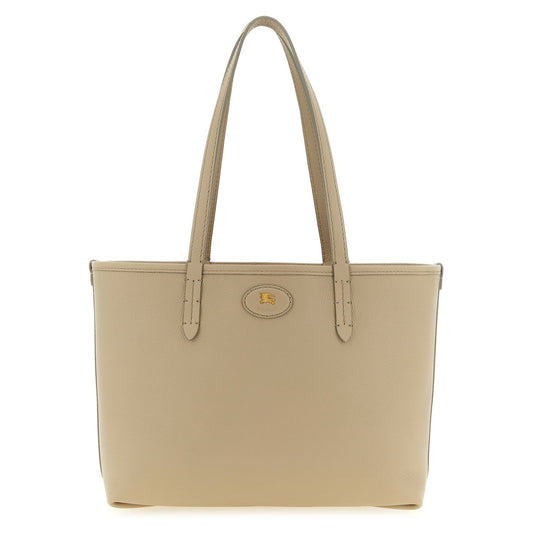 Burberry Beige Calfskin Tote Bag