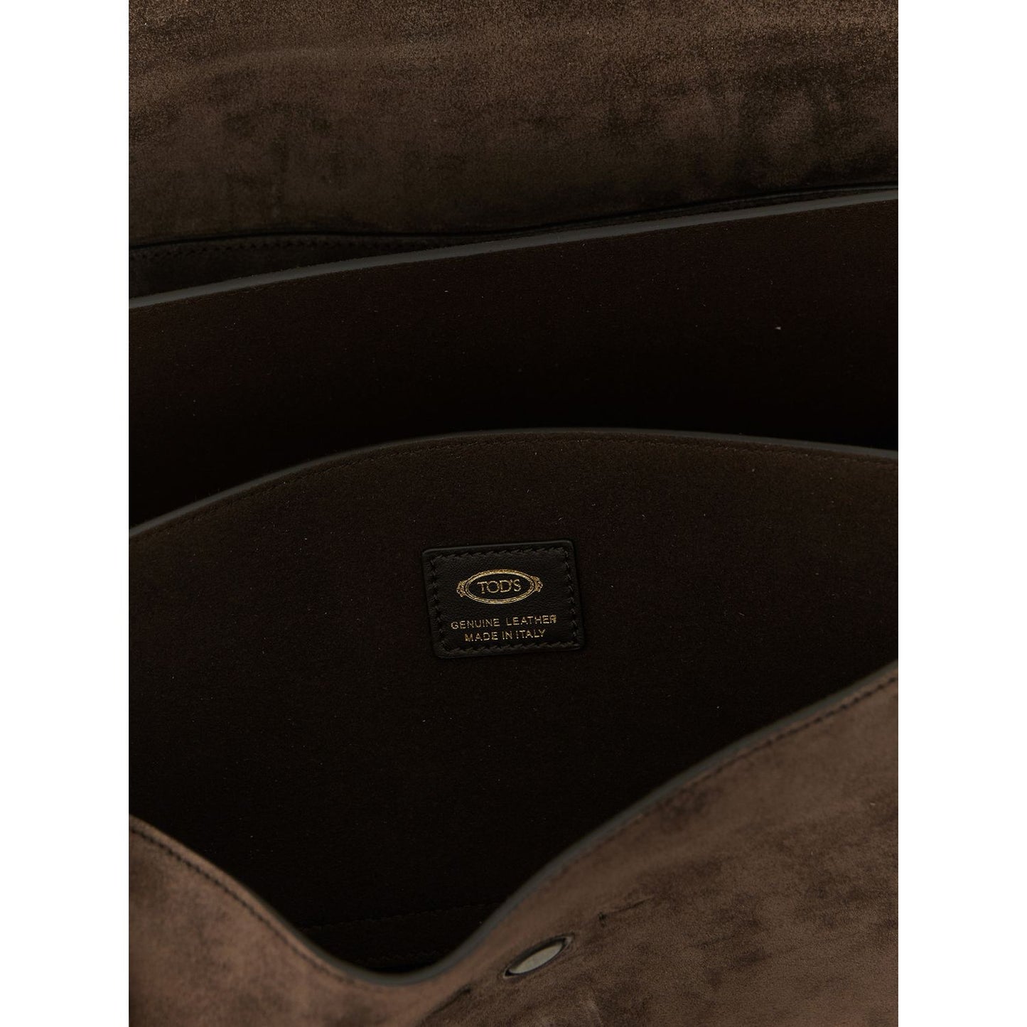 Tod's Brown Calfskin Shoulder Bag