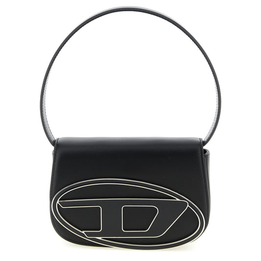 Diesel Black Cowhide Shoulder Bag
