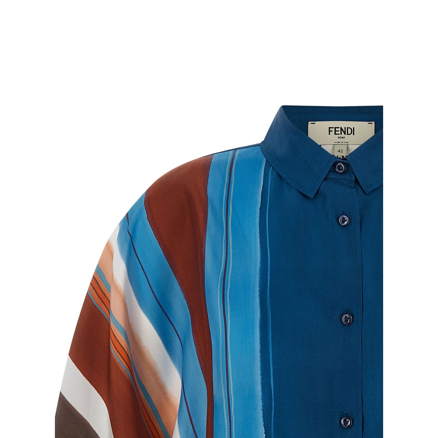 Fendi Multicolor Silk Blouse
