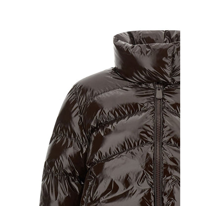 PINKO Brown Polyamide Full-Length Jacket