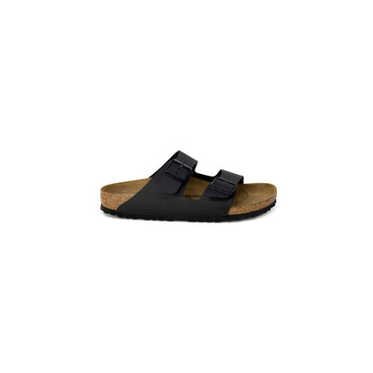 Birkenstock Black Synthetic Flat Sandals