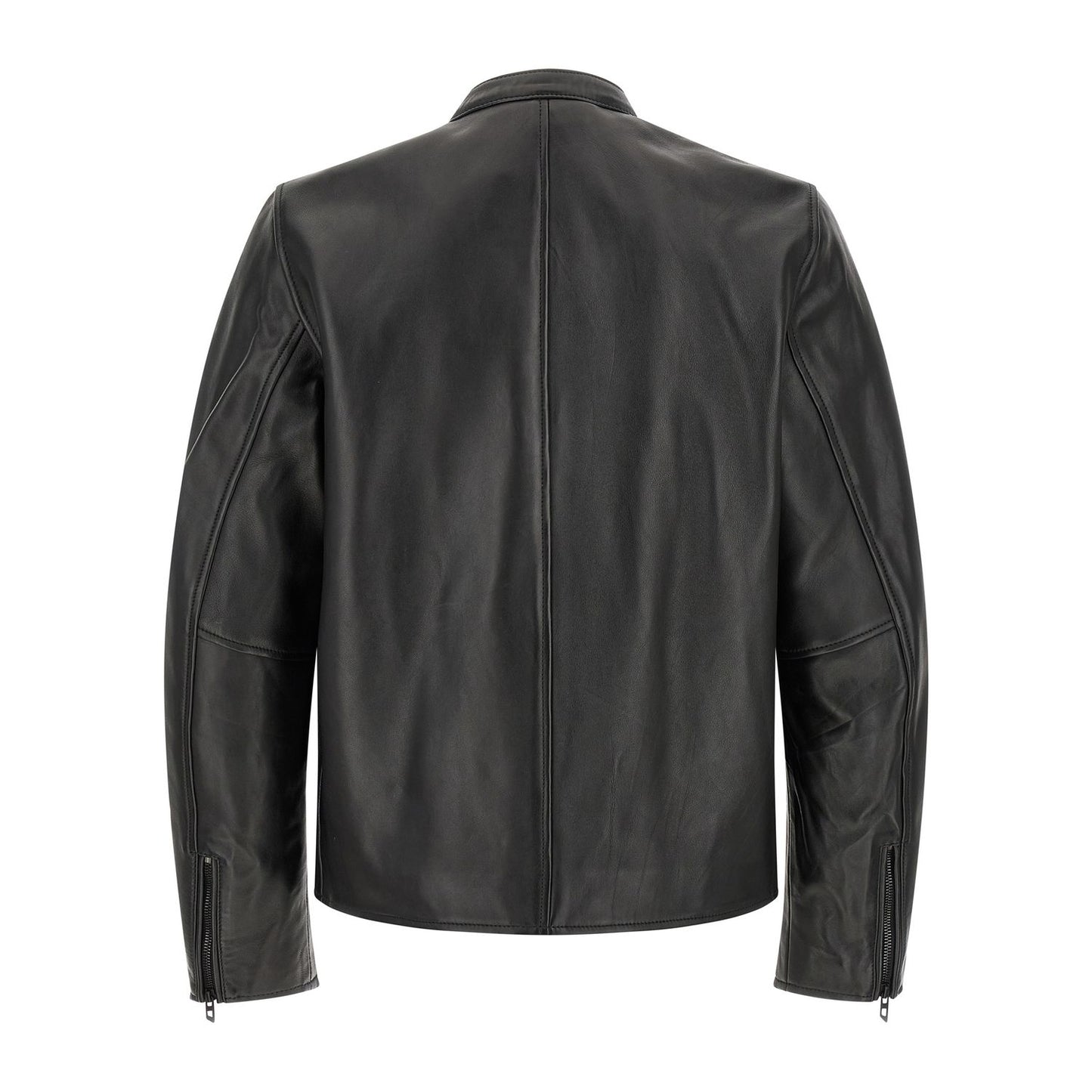 Diesel Black Lamb Leather Leather Jacket