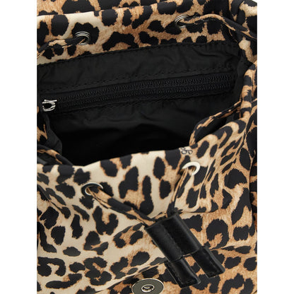 Ganni Brown Recycled Polyamide Backpack
