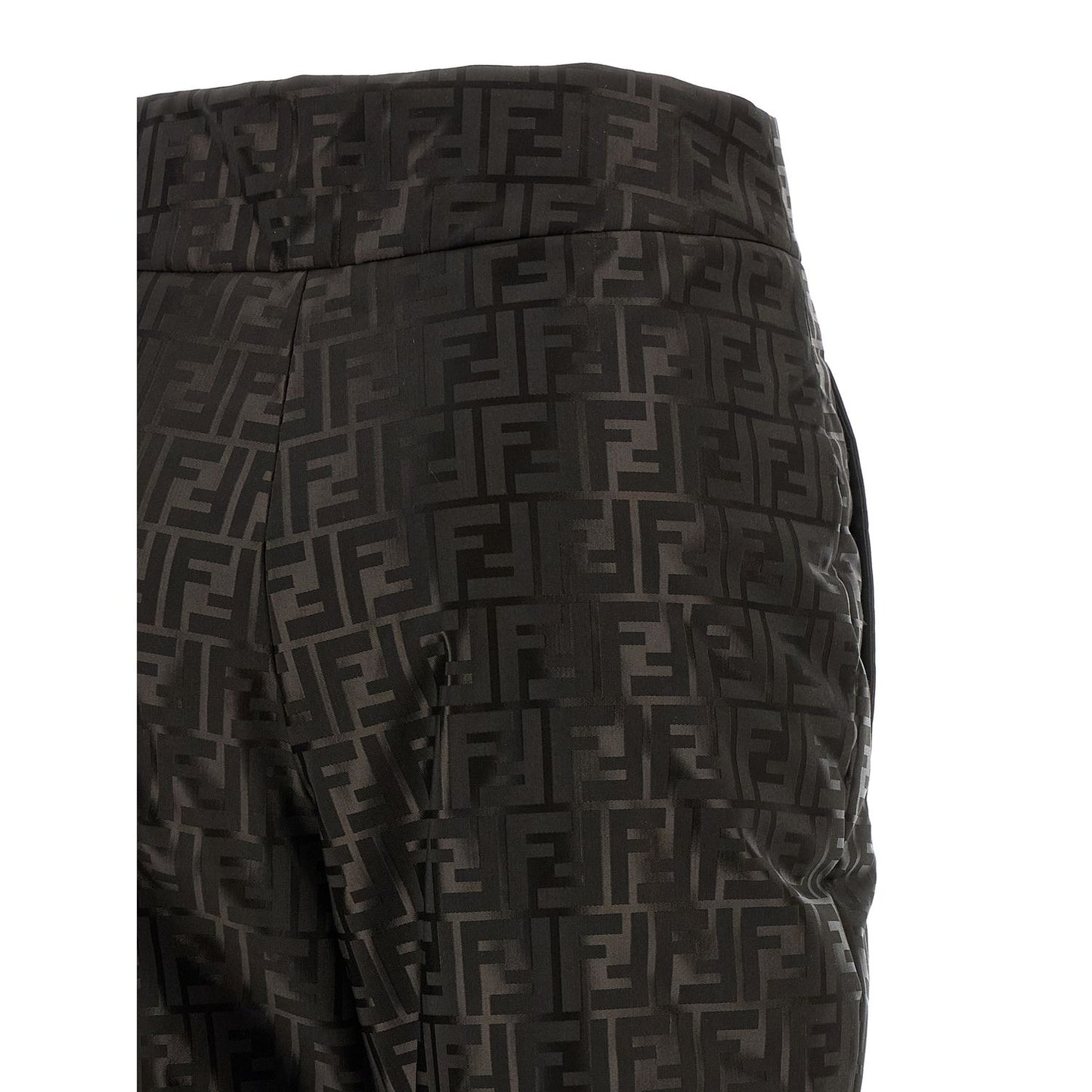Fendi Brown Cotton Athletic Pants