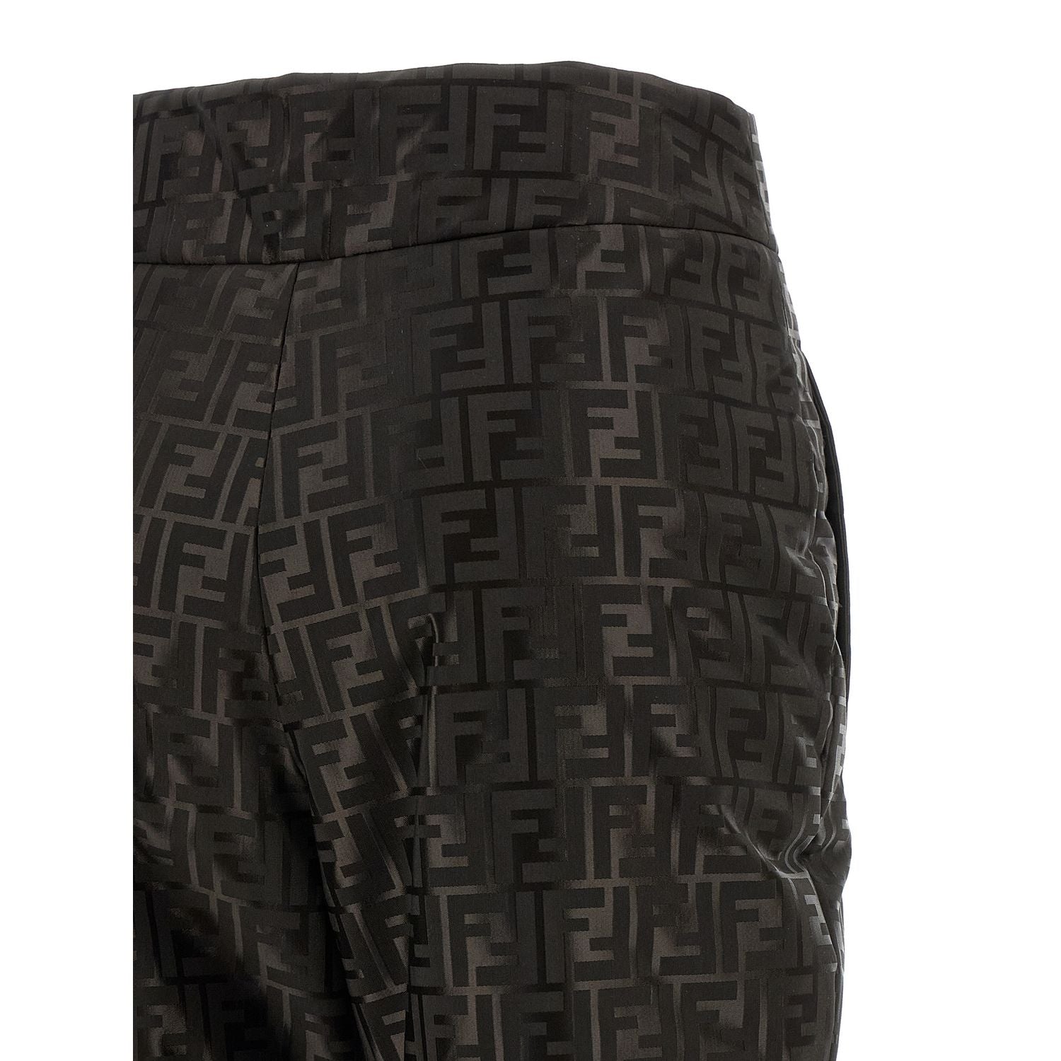 Fendi Brown Cotton Athletic Pants