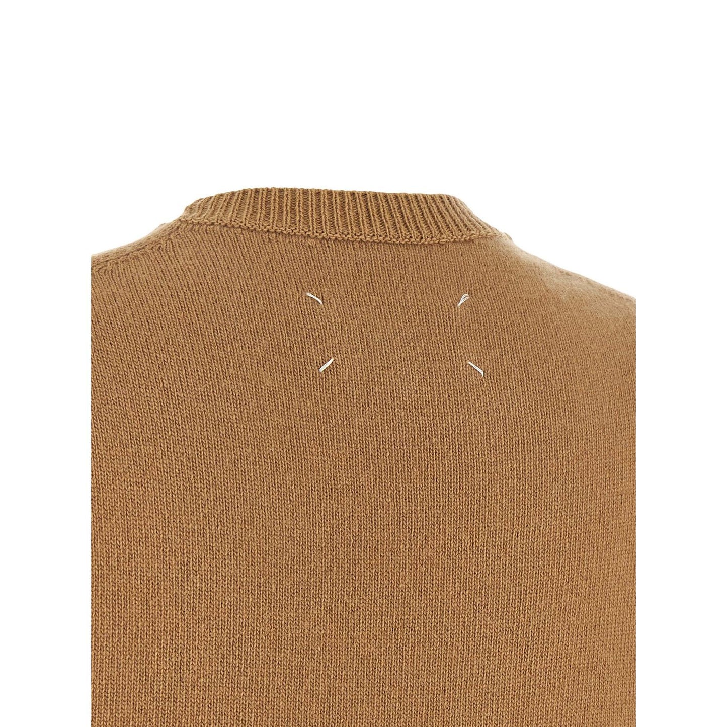 Maison Margiela Beige Virgin Wool Sleeveless Jacket
