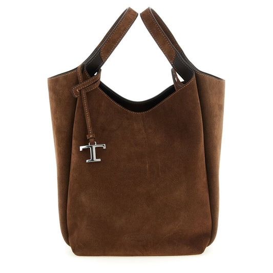 Tod's Brown Calfskin Handbag