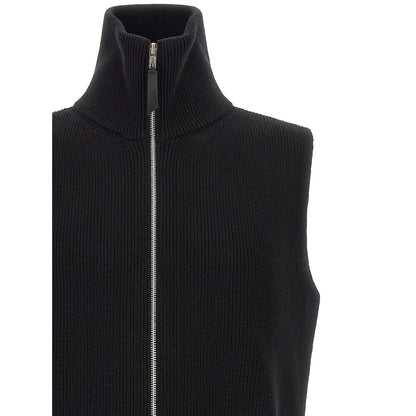 Maison Margiela Black Wool Sleeveles Sweater
