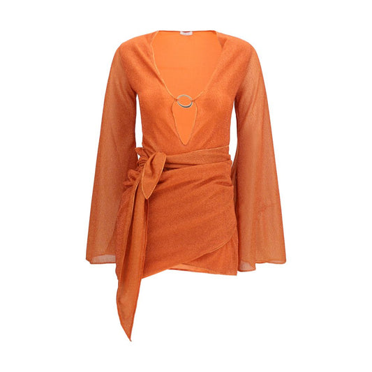 Oséree Orange Polyamide Casual Dress