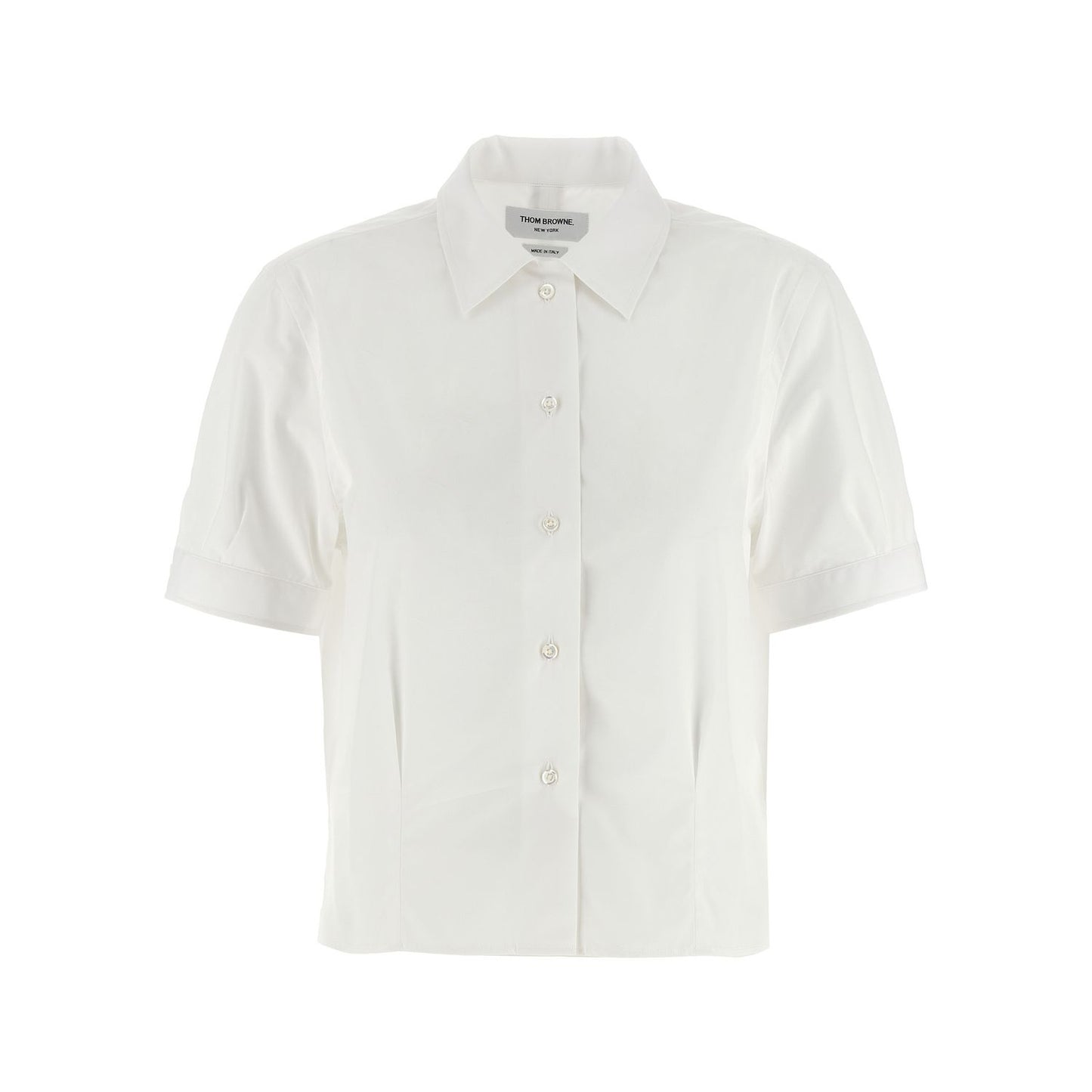 Thom Browne White Cotton Blouse