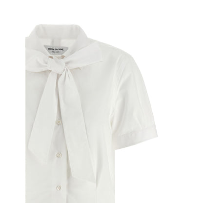 Thom Browne White Cotton Blouse