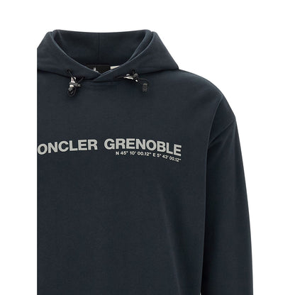 Moncler Grenoble Blue Cotton Sweatshirt