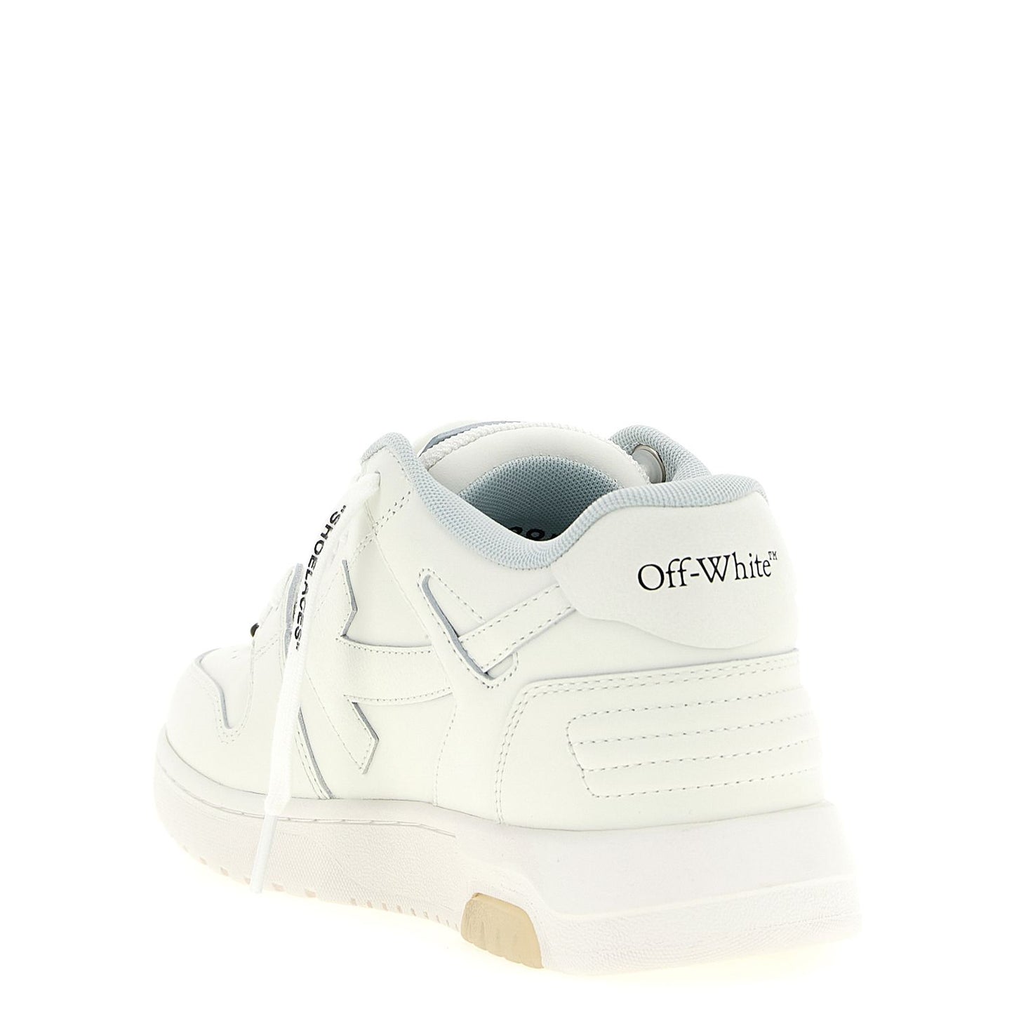 Off-White Bicolor Calfskin Athletic Sneakers