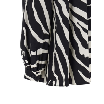 Dolce & Gabbana Bicolor Silk Blouse